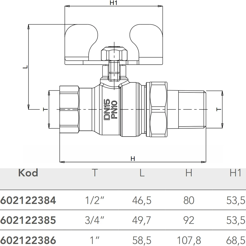 Eca 3/4 Küresel Valf - 602122385 2