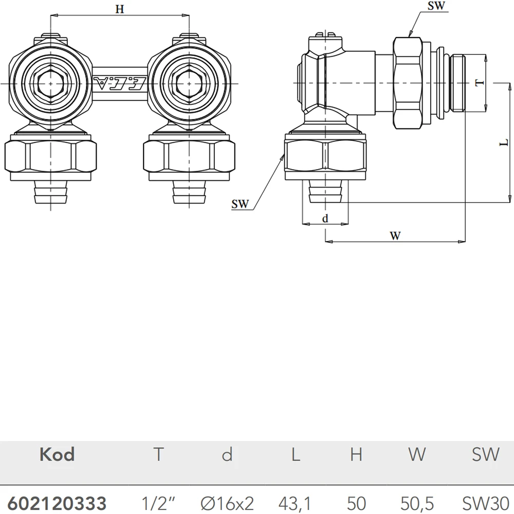 Eca 1/2 Tornavida Kontrollu Küresel Köşe H Valf - 602120333 2
