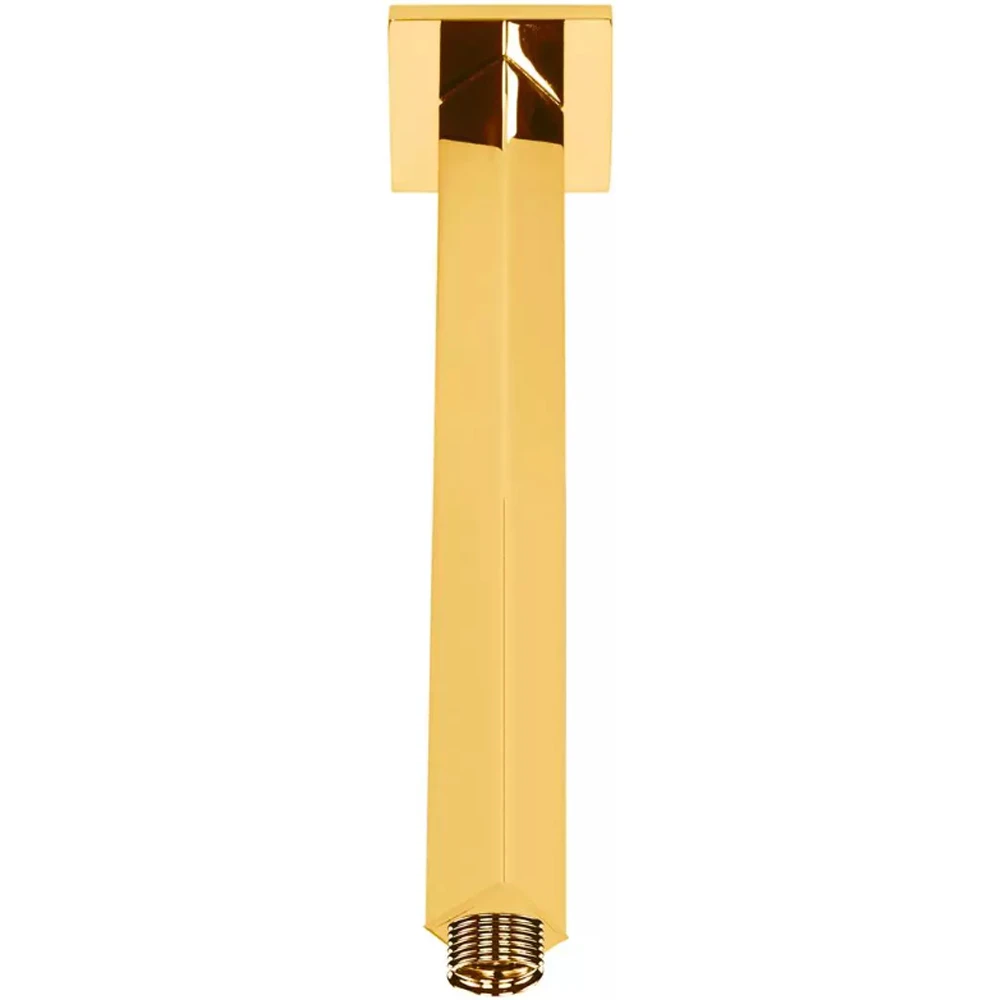 Eca 168 Mm Kare Tavandan Altın Duş Başlığı Borusu - 102126700A1