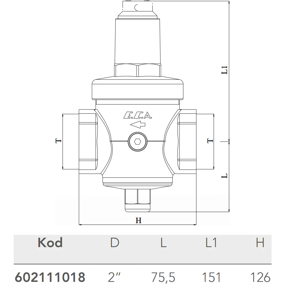 Eca 2 Basınç Düşürücü - 602111018 2