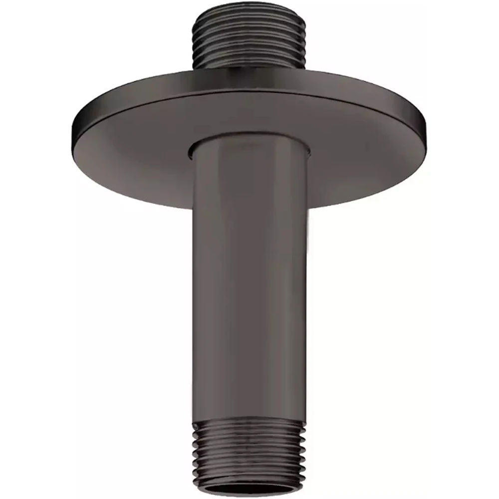 Eca 80 Mm Yuvarlak Tavandan Mat Antrasit Duş Başlığı Borusu - 102126601C5