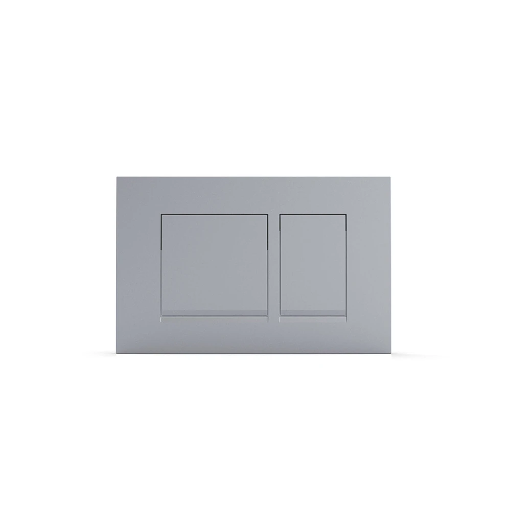 Eca Easy Parmak İzi Bırakmayan Mat Krom Gömme Rezervuar Paneli P670180