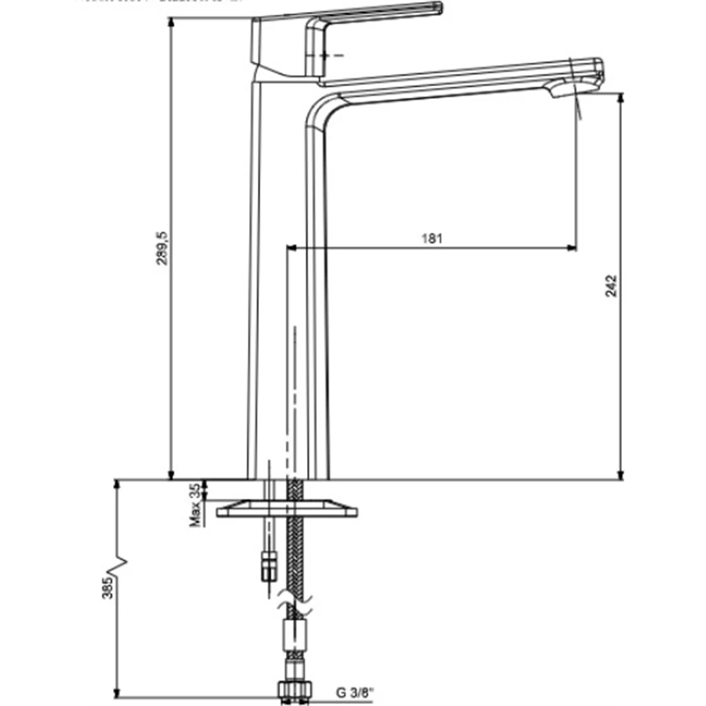 Eca Royal Yüksek Lavabo Bataryası - 102188670 2
