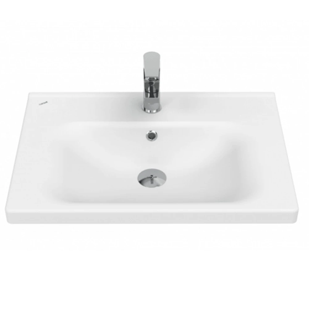 Eksen Etajerli Lavabo 65 cm Beyaz