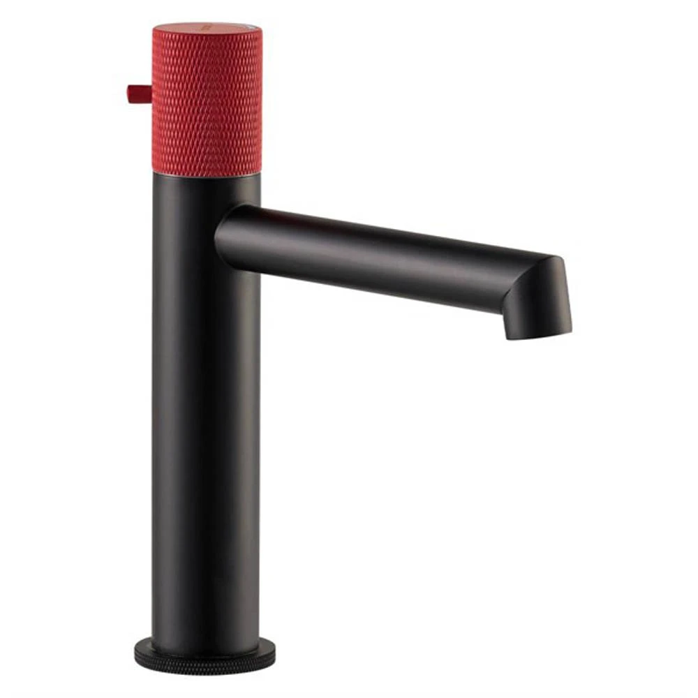 Fontana FM-2218 Siyah Kırmızı Lavabo Bataryası