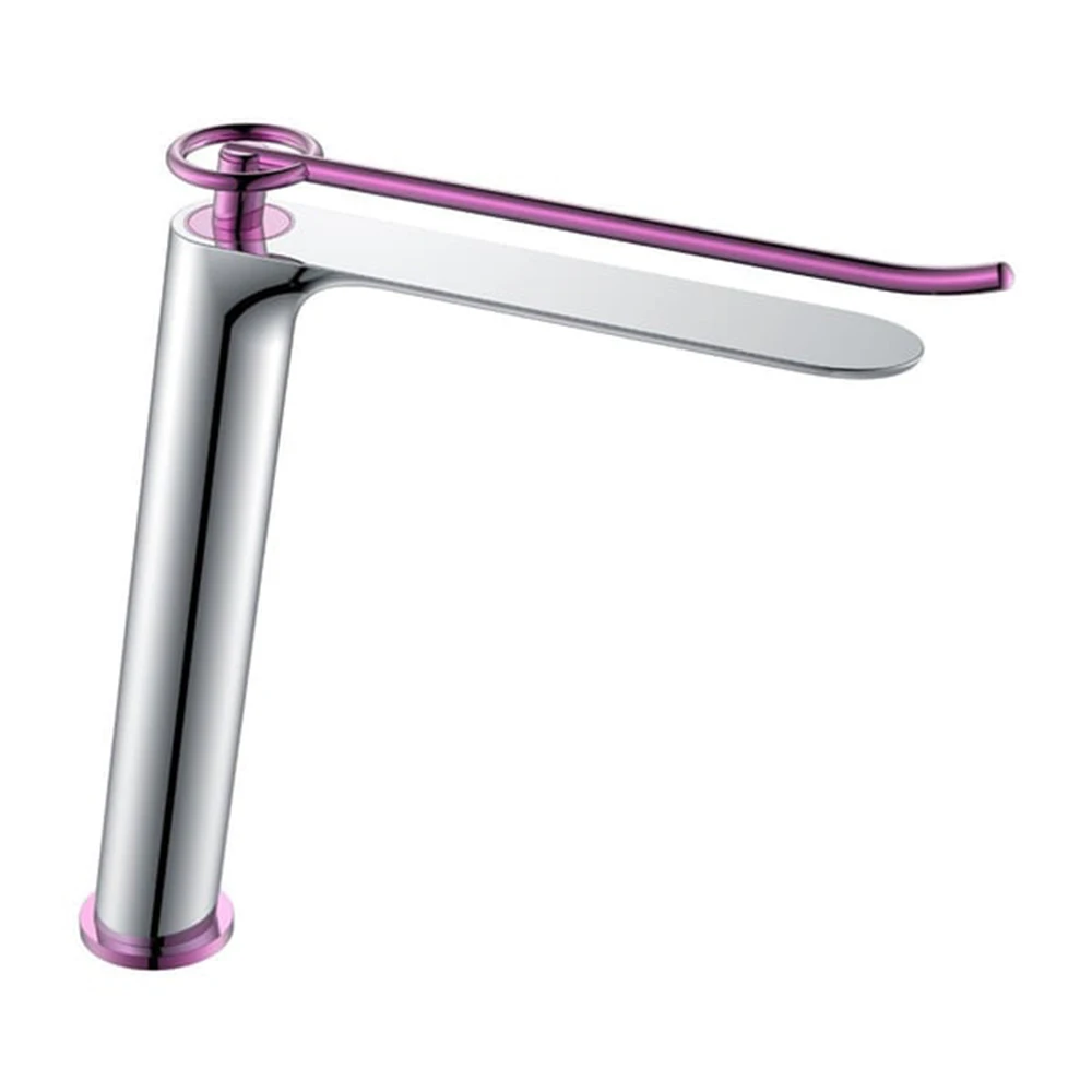 Fontana FA-5021P Krom-Mor Yüksek Lavabo Bataryası