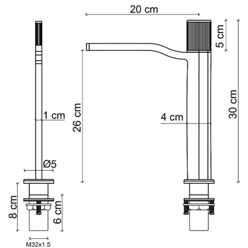 Fontana FA-7021 Yüksek Lavabo Bataryası 2