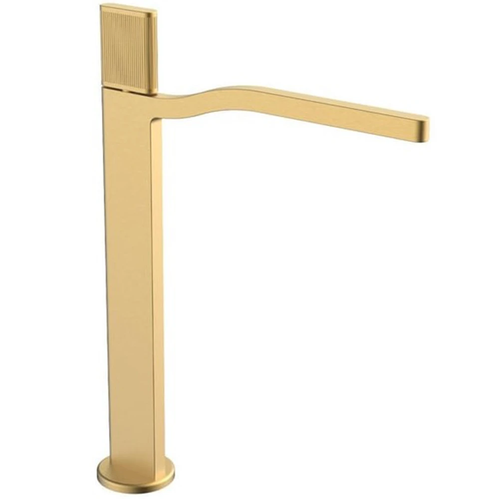 Fontana FA-7022 Mat Altın Yüksek Lavabo Bataryası