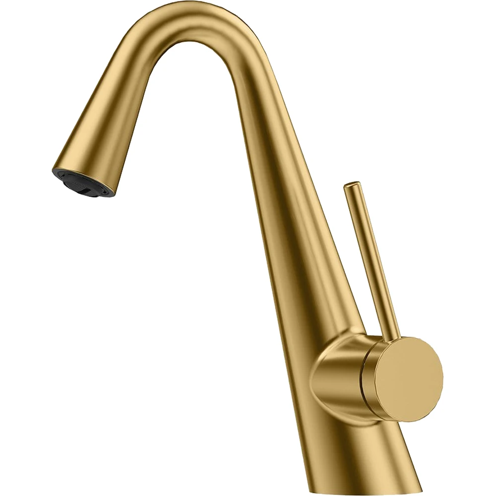 Fontana FG-4512 Mat Altın Lavabo Bataryası