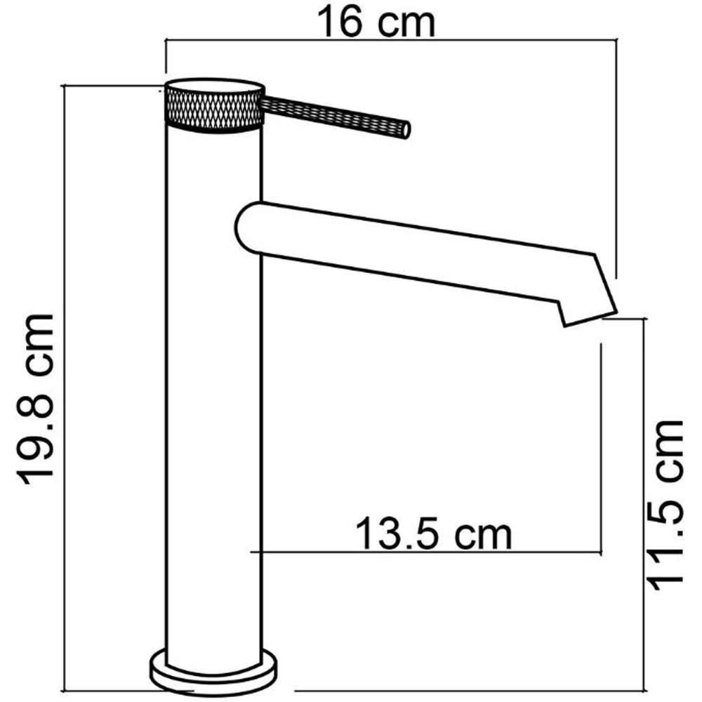 Fontana FJ-1013F Rose Gold Lavabo Bataryası 2