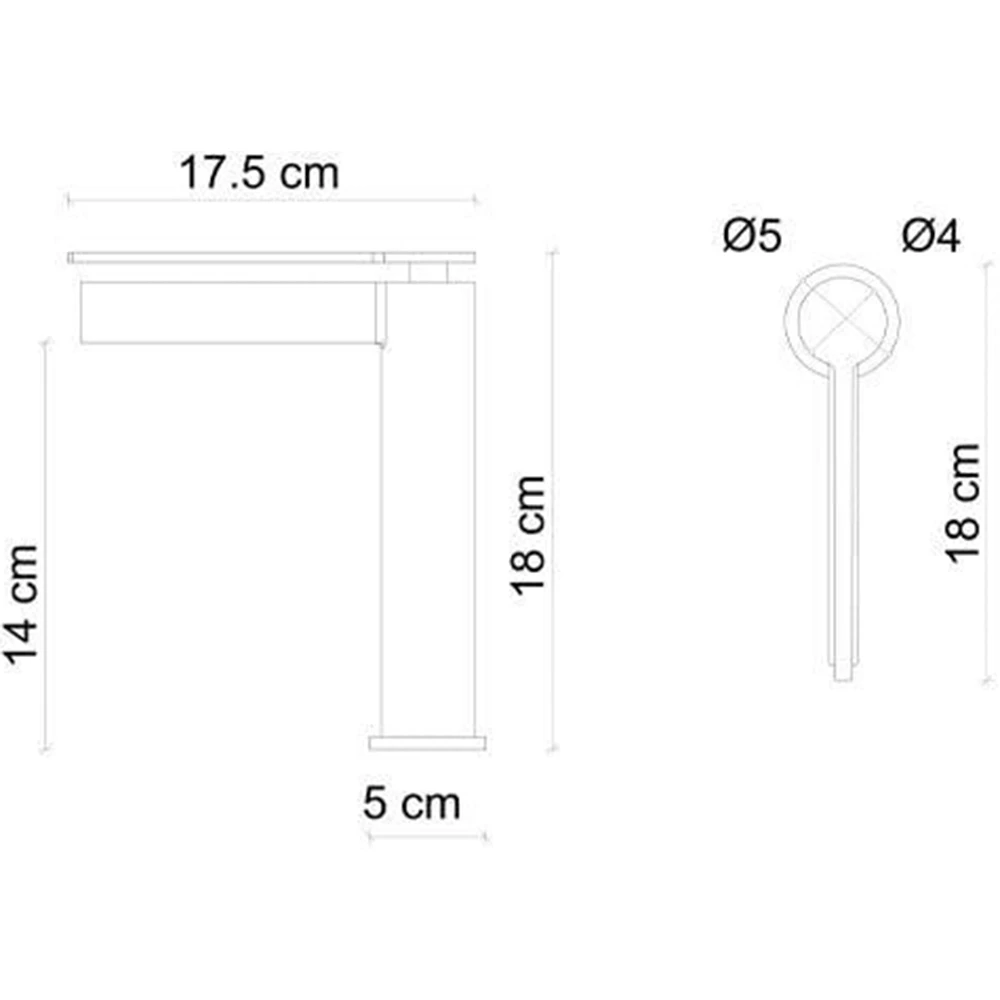 Fontana FJ-6015 Mat Siyah Lavabo Bataryası 3