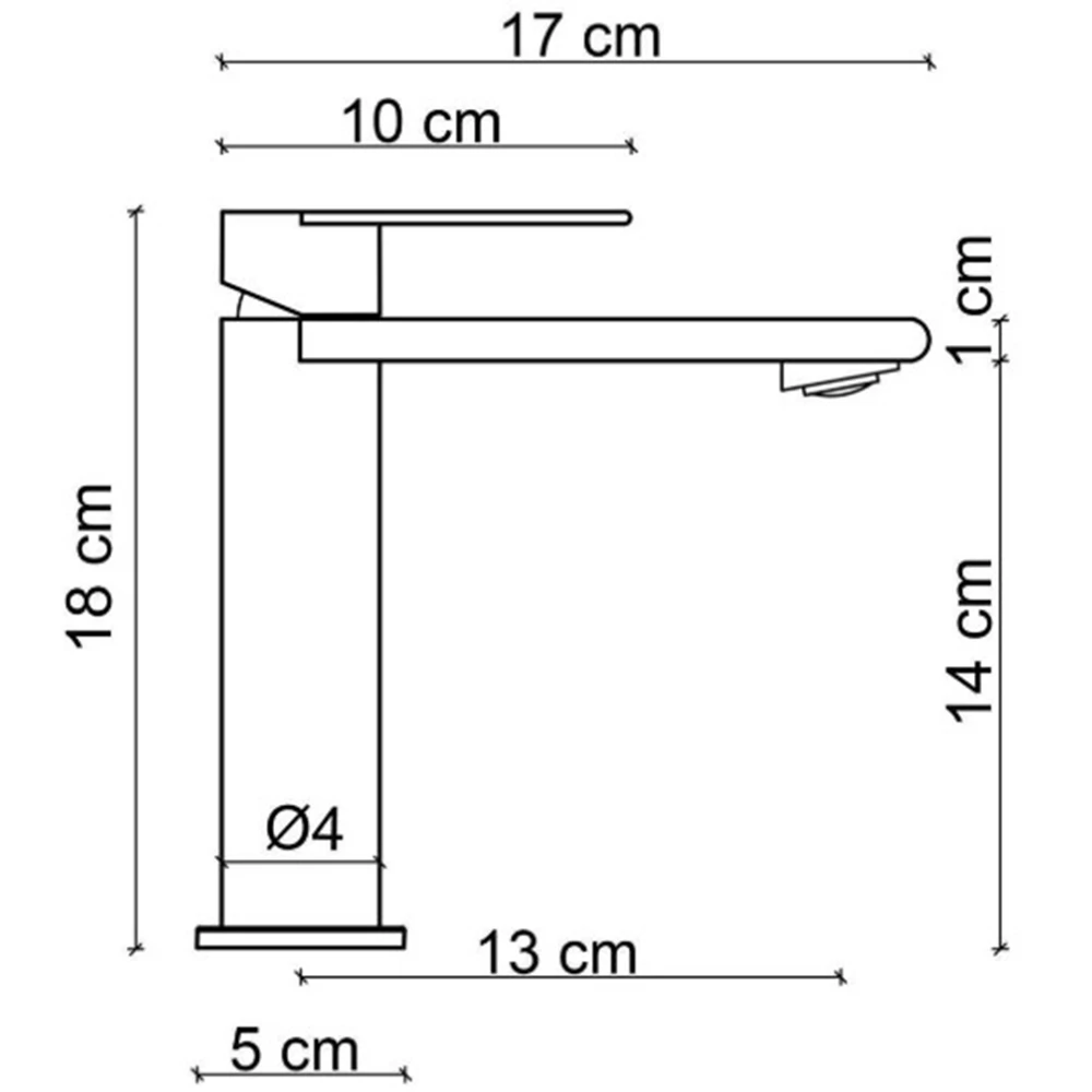 Fontana FJ-SS1011 Mat Krom Lavabo Bataryası 2