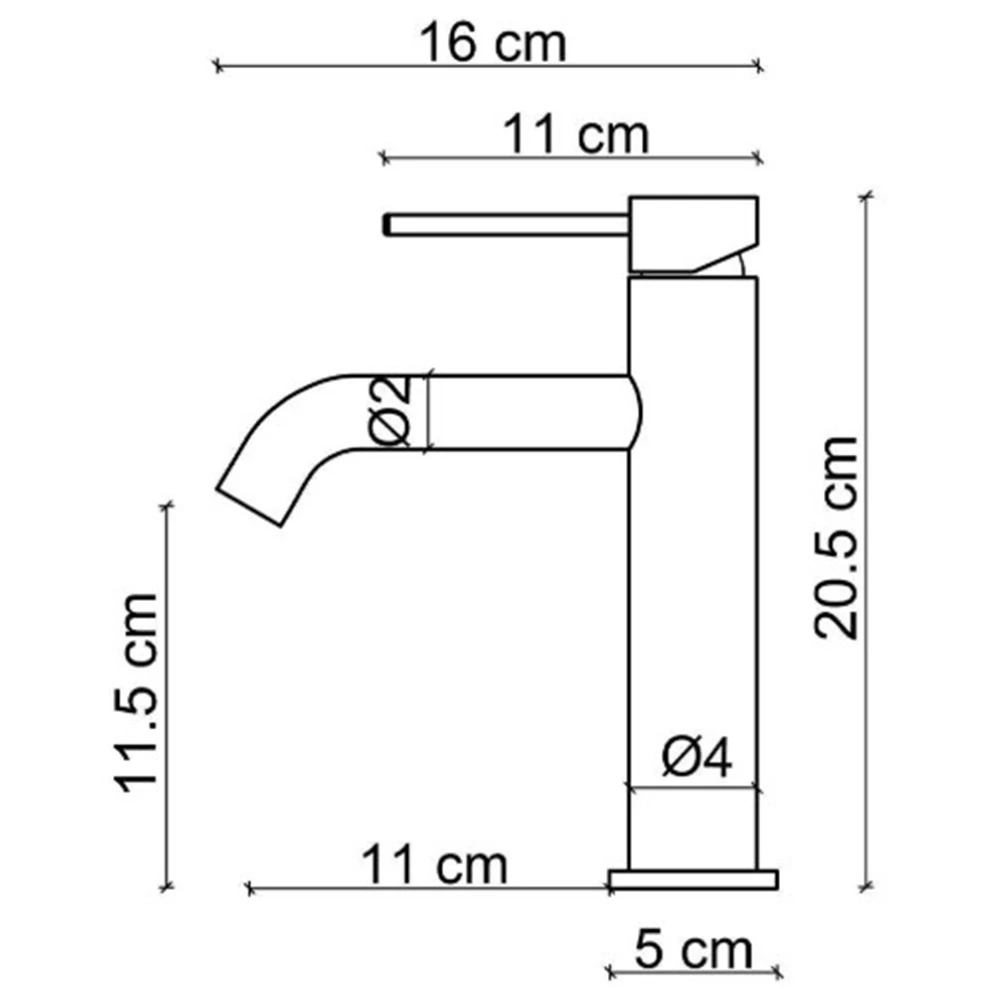 Fontana FJ-SS2017 Mat Füme Lavabo Bataryası 2