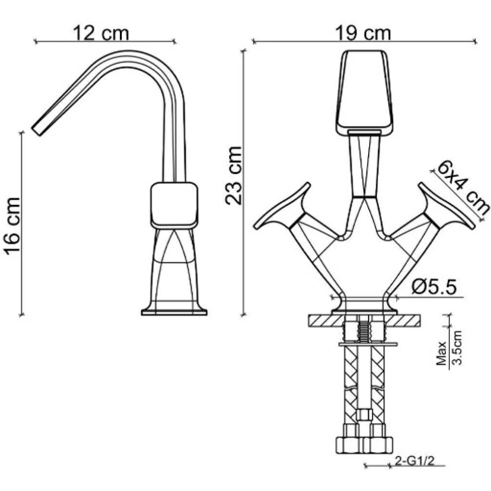 Fontana FK-1011 Lavabo Bataryası 3