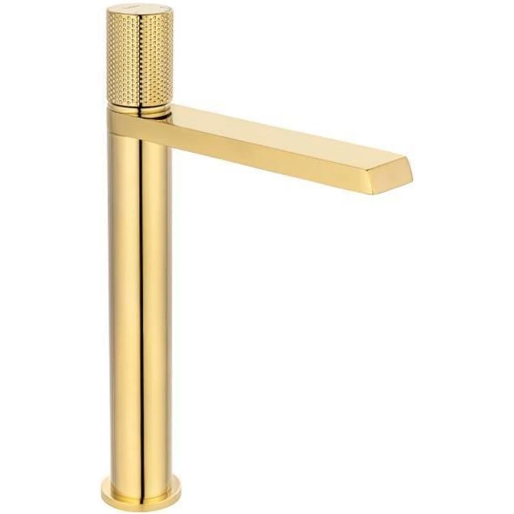 Fontana FK-9122 Parlak Altın Yüksek Lavabo Bataryası