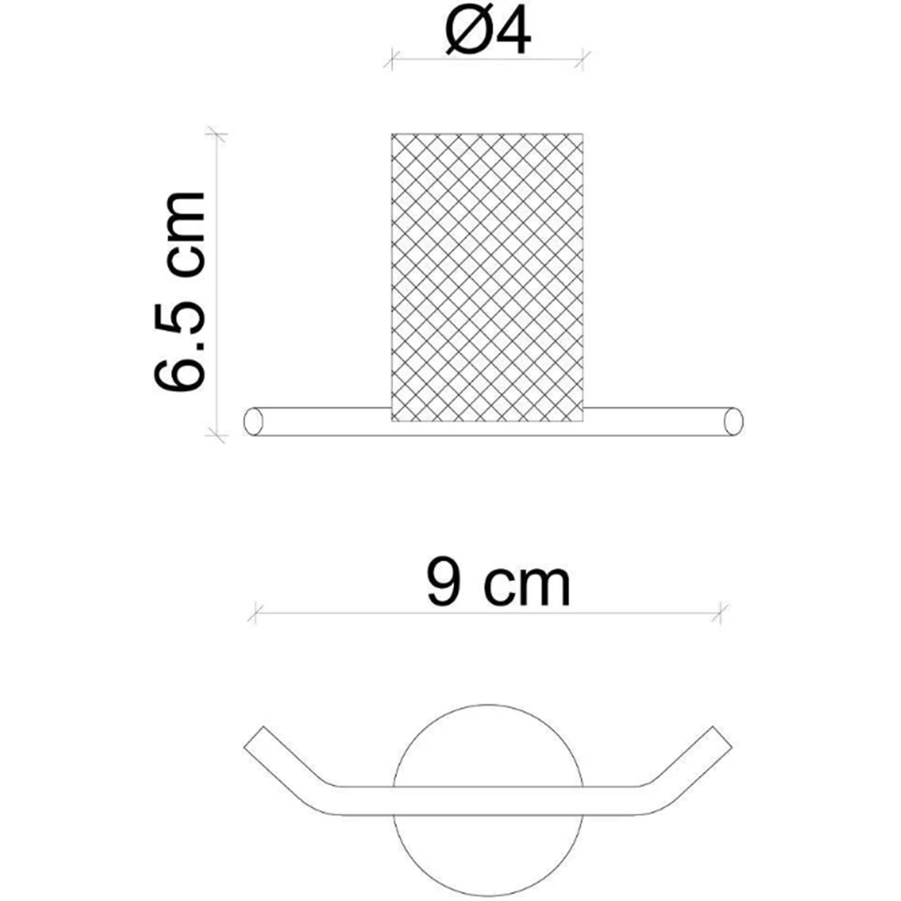 Fontana FN-70101 Krom-Siyah Askılık 3