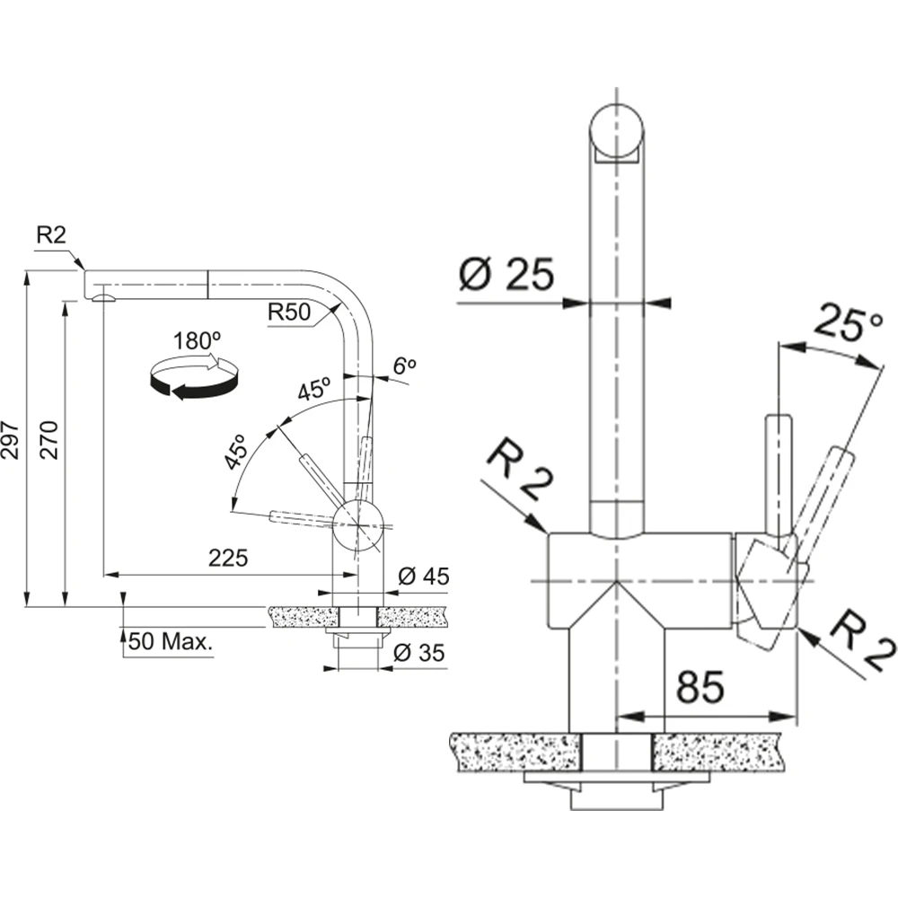 Franke Atlas Neo Doccia Copper Spiralli Eviye Armatürü 4