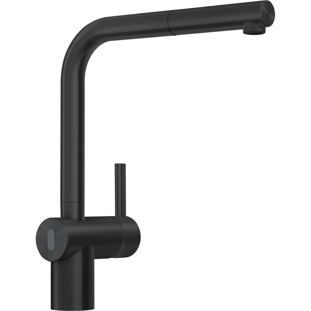 Franke Atlas Neo Sensor Doccia Mat Siyah Spiralli Eviye Armatürü