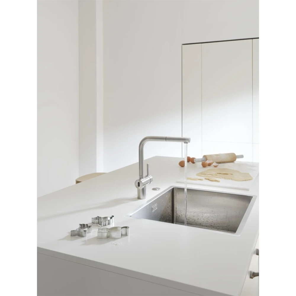 Franke Atlas Neo Sensor Doccia Inox Spiralli Eviye Armatürü 3