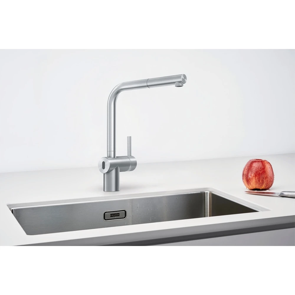 Franke Atlas Neo Sensor Doccia Inox Spiralli Eviye Armatürü 2