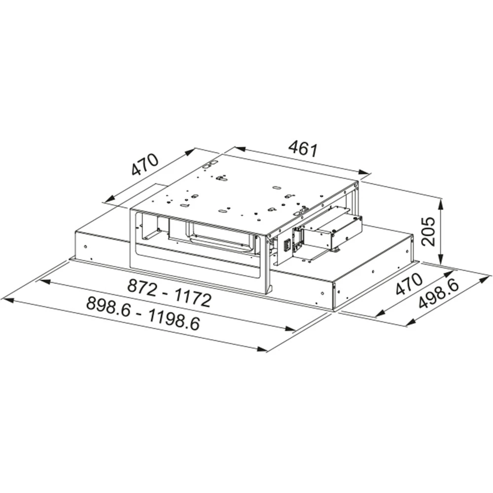 Franke CEILING FCMA 90 C XS A+ Tavan Tipi Davlumbaz 3