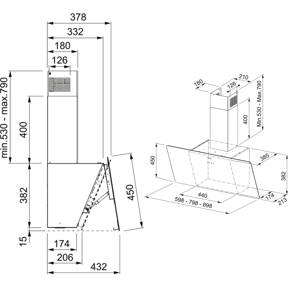 Franke Davlumbaz Fpj 615 V Bk A 60 Cm Siyah 2