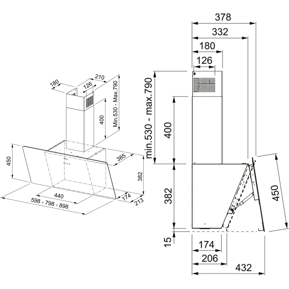 Franke Davlumbaz Fpj 915 V Bk A 90 Cm Siyah 2