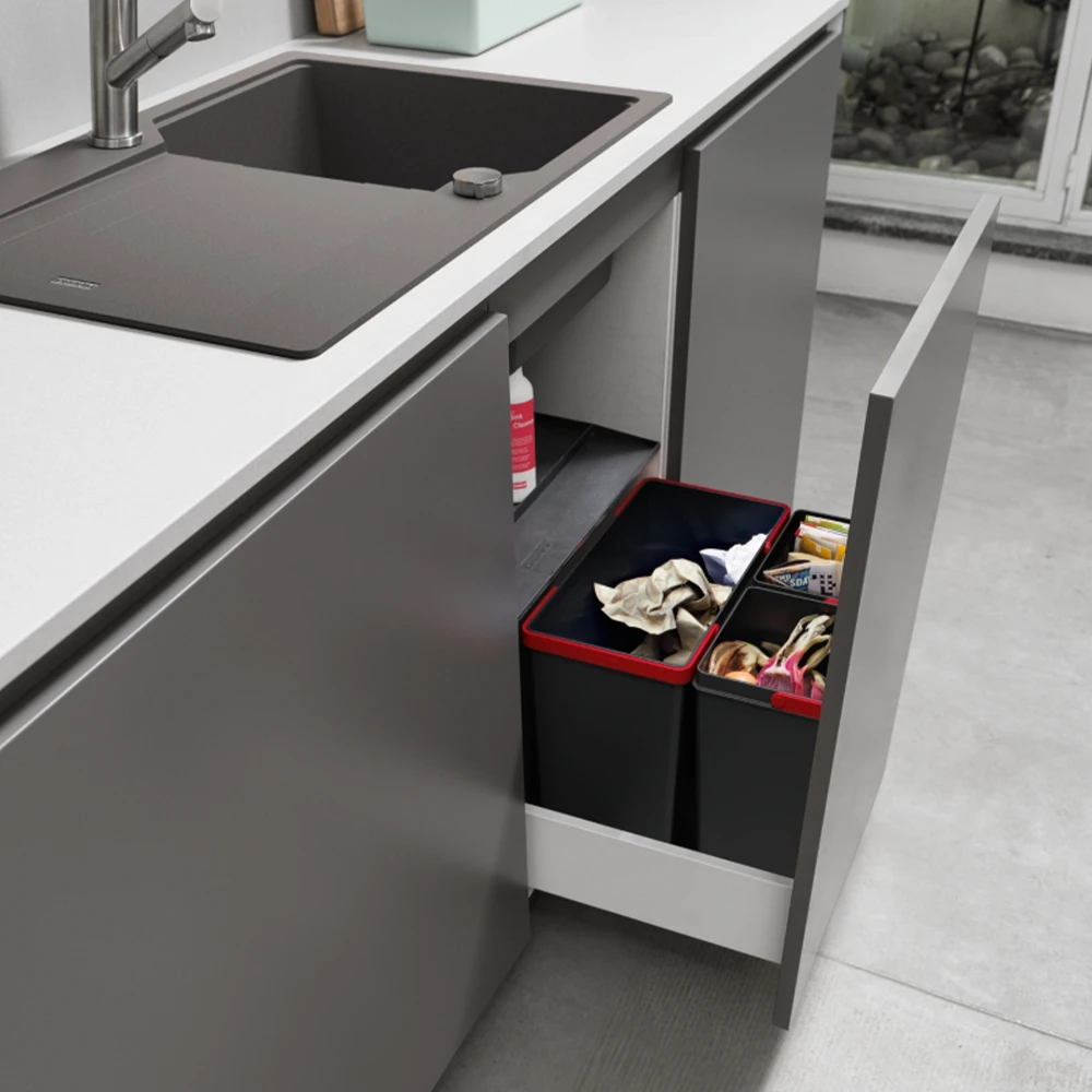 Franke Easysort 450-1-2 Ankastre Dolap İçi Çöp Kovası 2