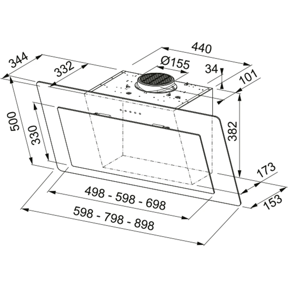Franke Hood Fno 605 Bk Frk 3