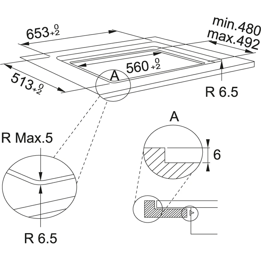 Franke Maris FMA 654 I F BK Siyah Cam İndüksiyonlu Ocak 4