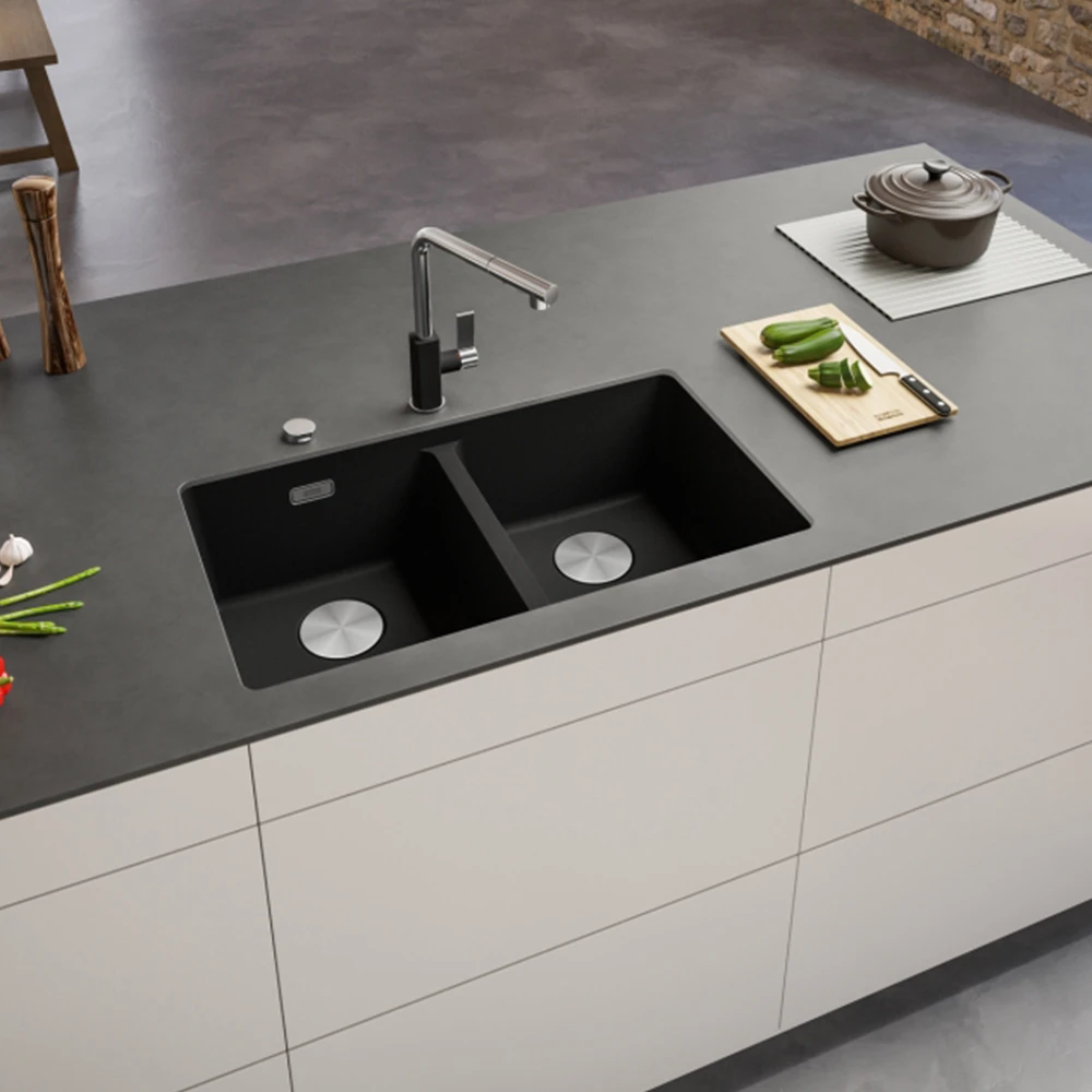 Franke Maris MRG 120-35-35 Nero Granit Eviye 2