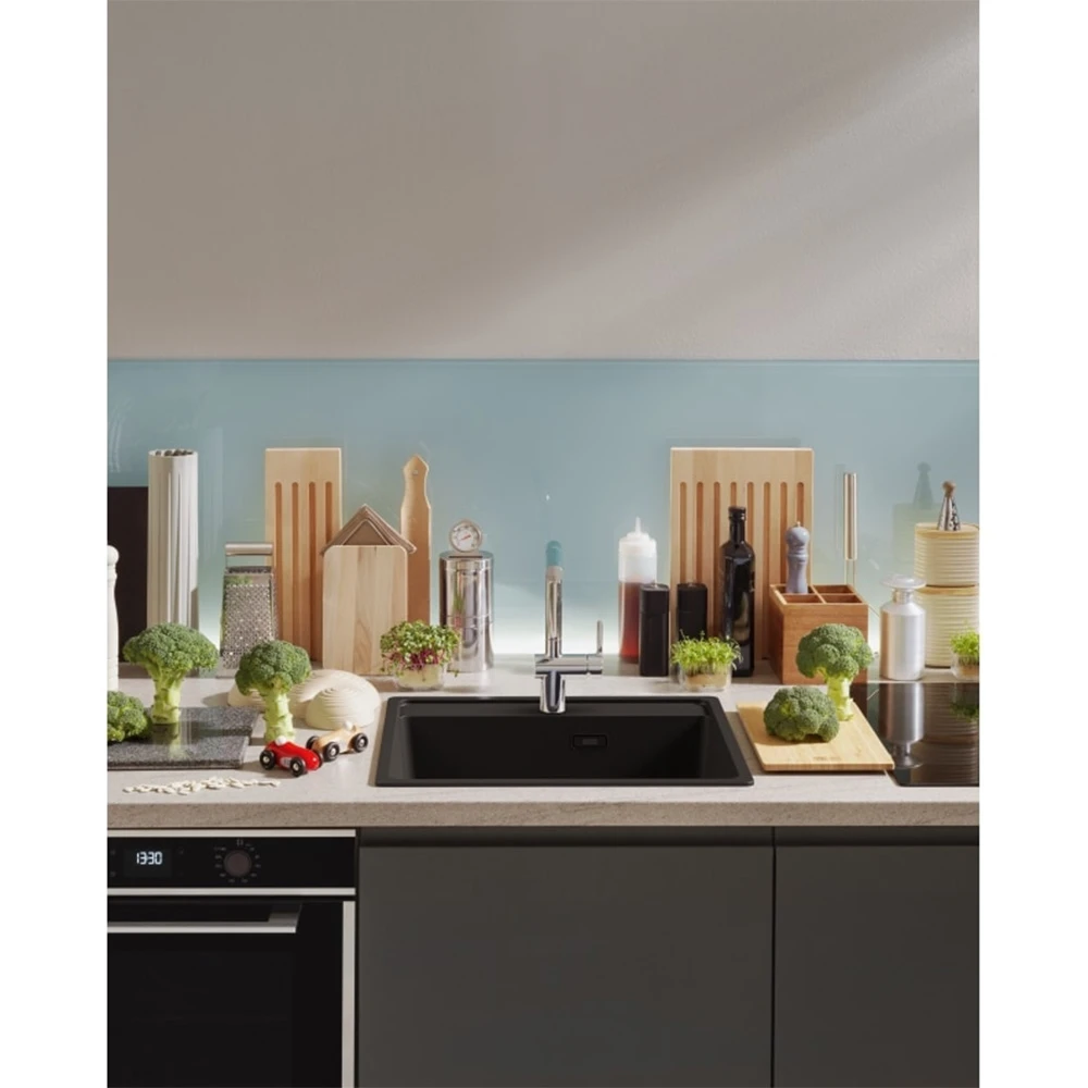 Franke Maris MRG 610-52 Mat Siyah Granit Evye 3