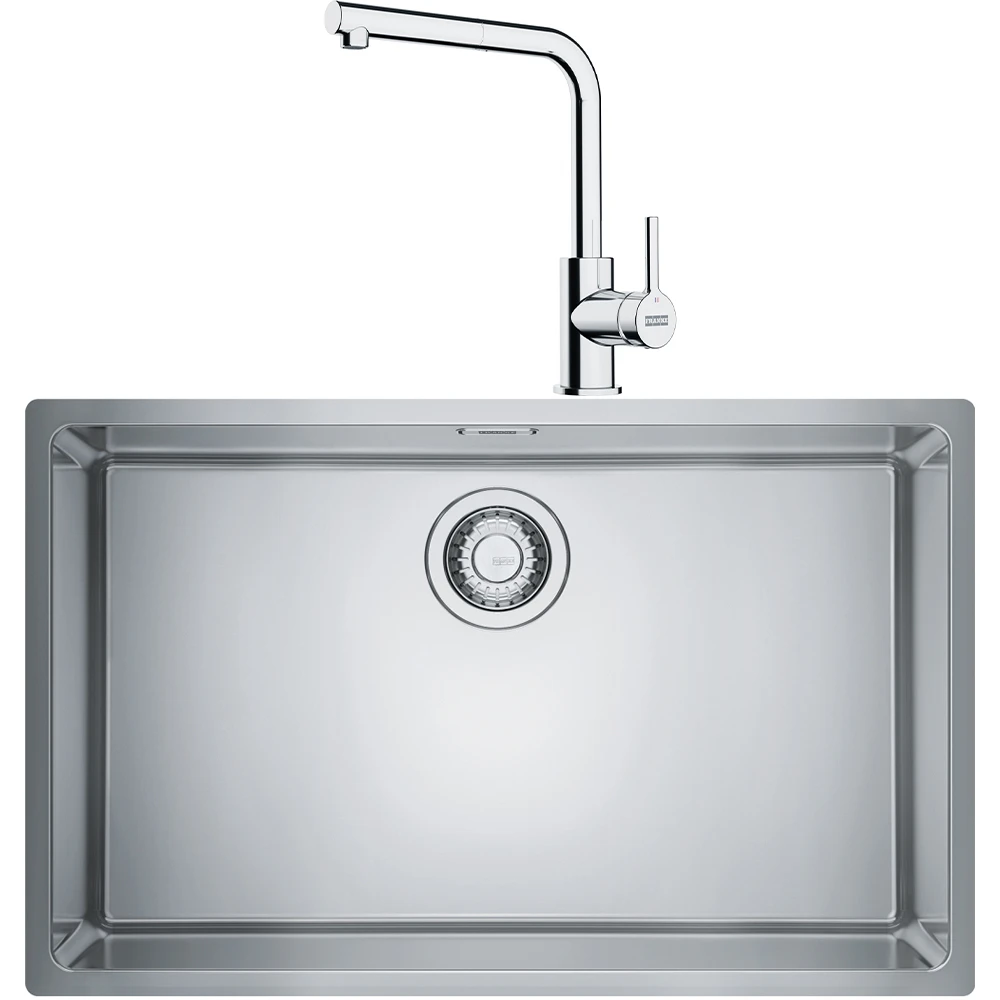 Franke Maris Mrx 110-70 Inox Evye + Lina L Armatür Seti