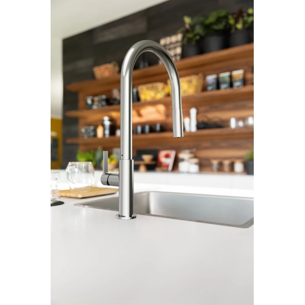 Franke Maris Slim Clear Water Su Arıtma Filtreli Spiralli Eviye Armatürü 3