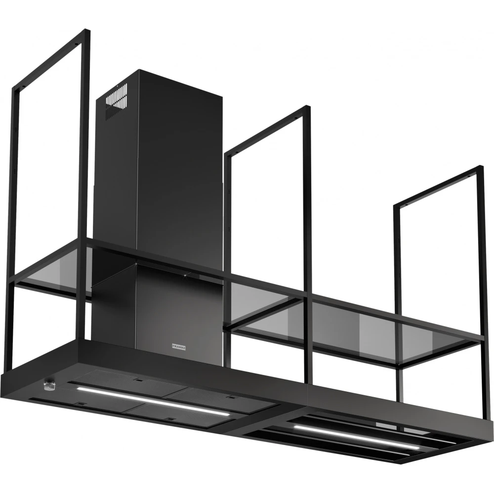 Franke Mythos T-Shelf FMY BK MATT F180 Mat Siyah Ada Tipi Davlumbaz