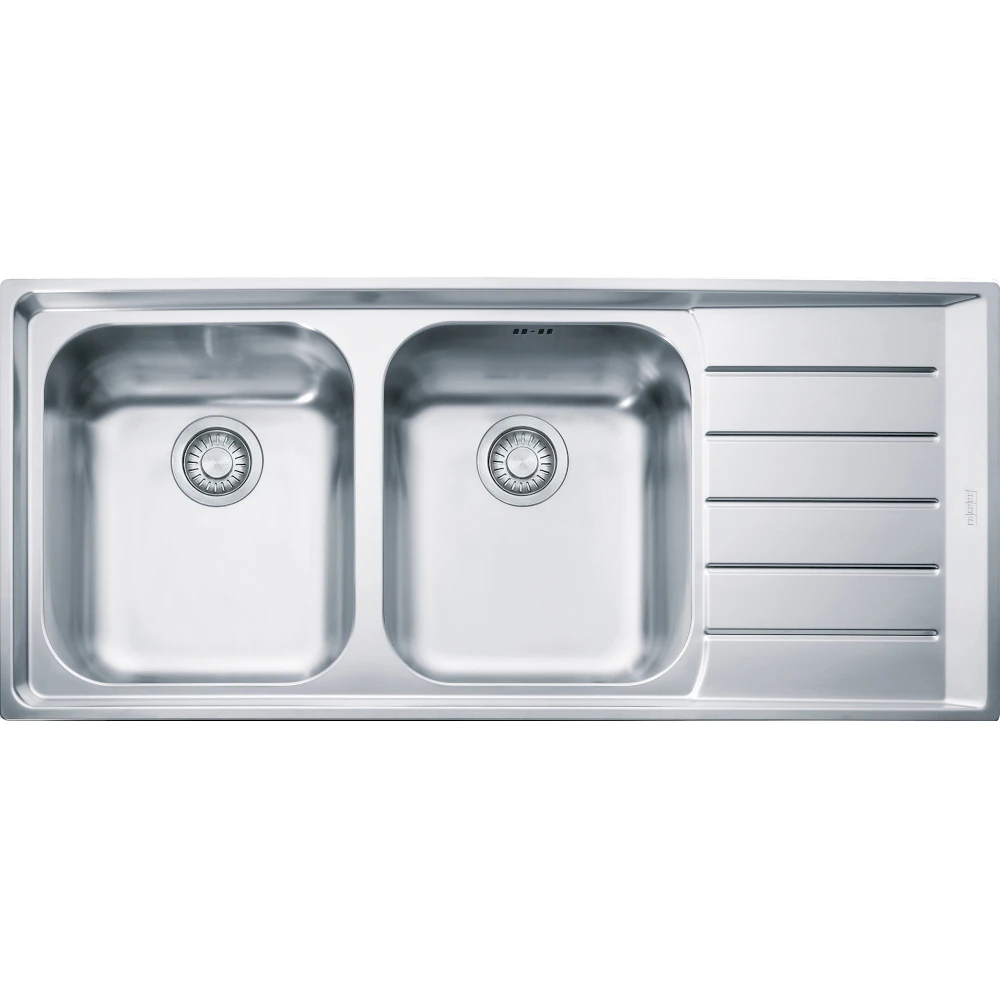 Franke Neptun Nex 621 2 Gözlü Sağ Damlalıklı Çelik Evye