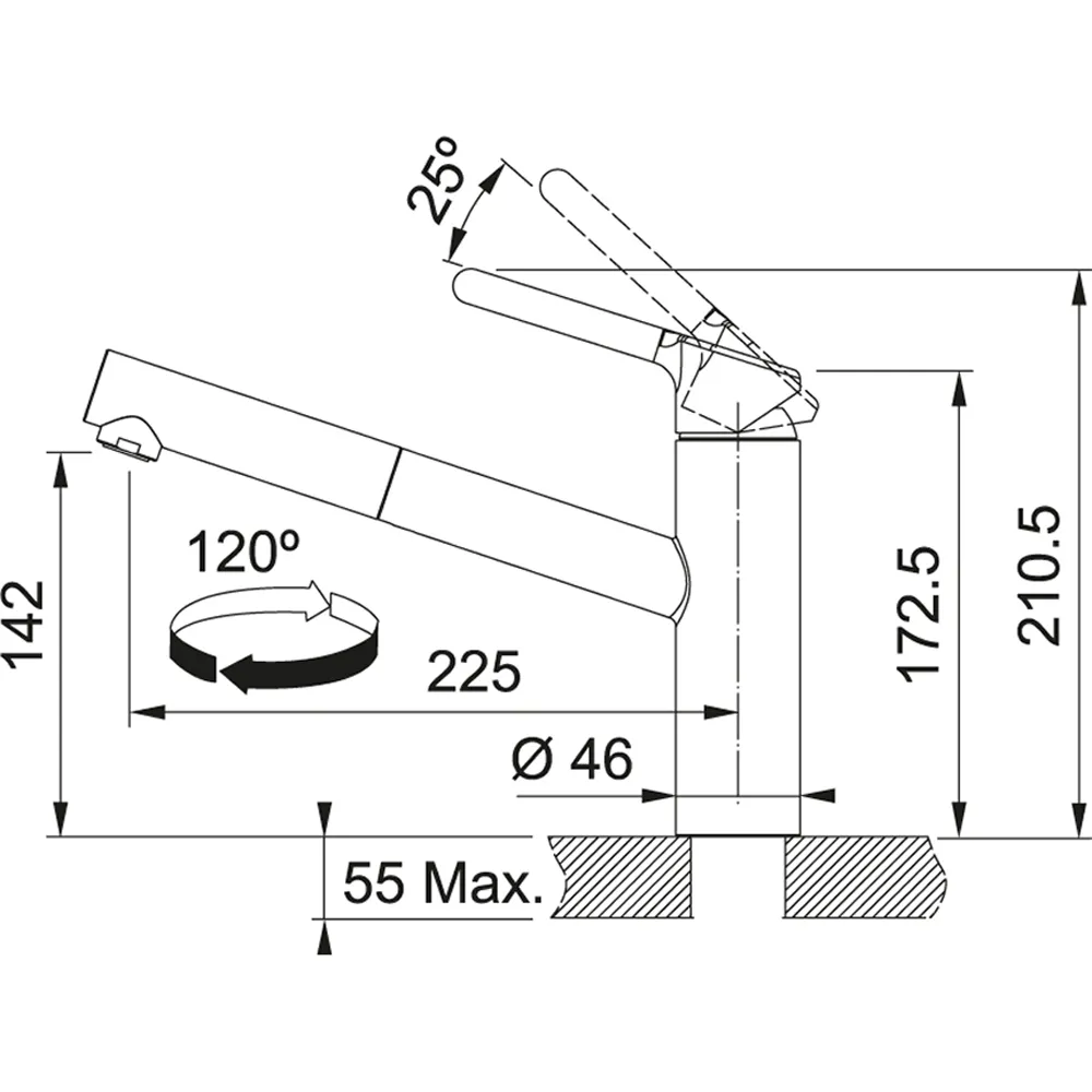 Franke Orbit Spiralli Armatür 2
