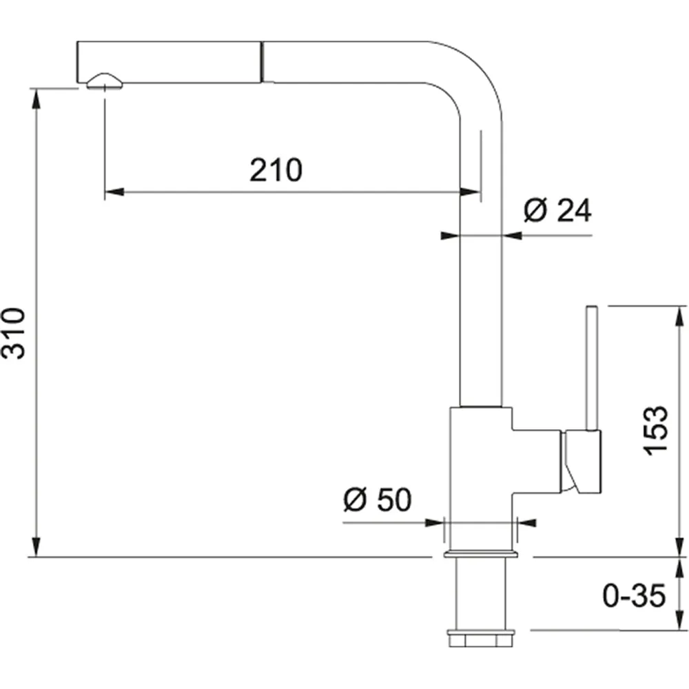 Franke Sirius Evye Armatürü 2