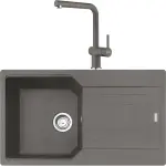 Franke Urban Ubg 611-86 Granit Eviye + Active Plus Doccia 2.0 Armatür (Stone Grey)