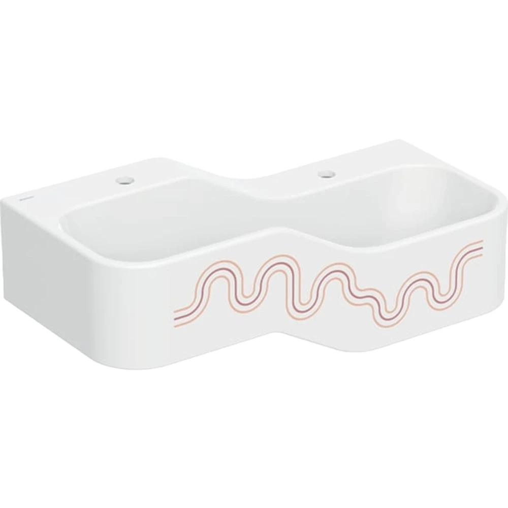 Geberit Bambini Çocuk 90x39 Cm Koyu Kırmızı Lavabo - 502.974.FY.1