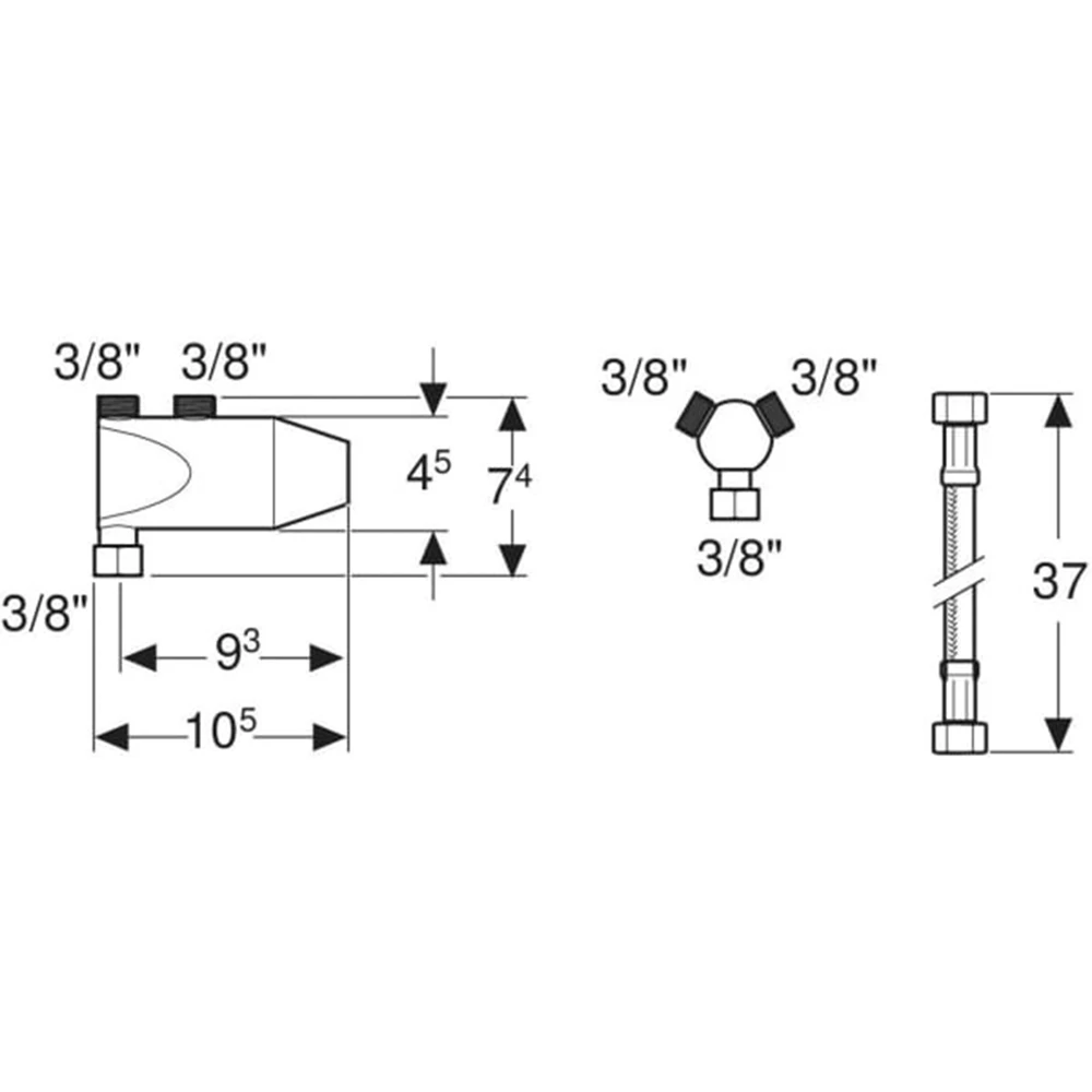 Geberit Bambini Fotoselli Lavabo Bataryası - 599113000 2