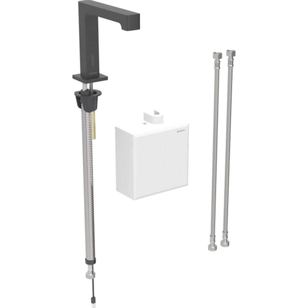 Geberit Brenta Mat Siyah Fotoselli Lavabo Bataryası - 116.176.14.1
