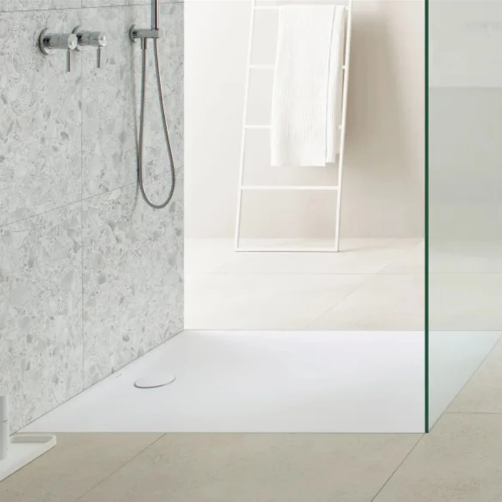 Geberit Olona 90x70 Cm Mat Beyaz Dikdörtgen Duş Teknesi - 550.754.00.1 2