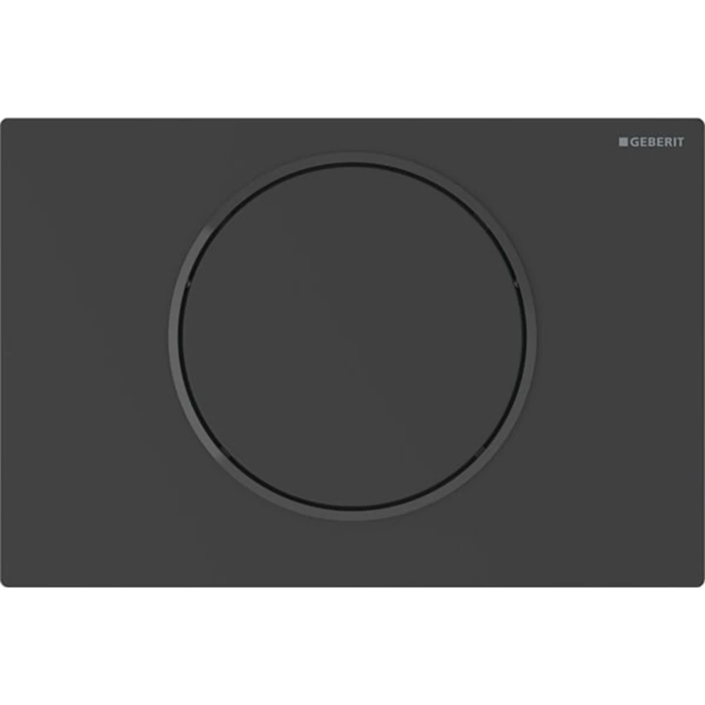 Geberit Sigma10 Mat Siyah Tek Basmalı Kumanda Kapağı - 115.867.16.6