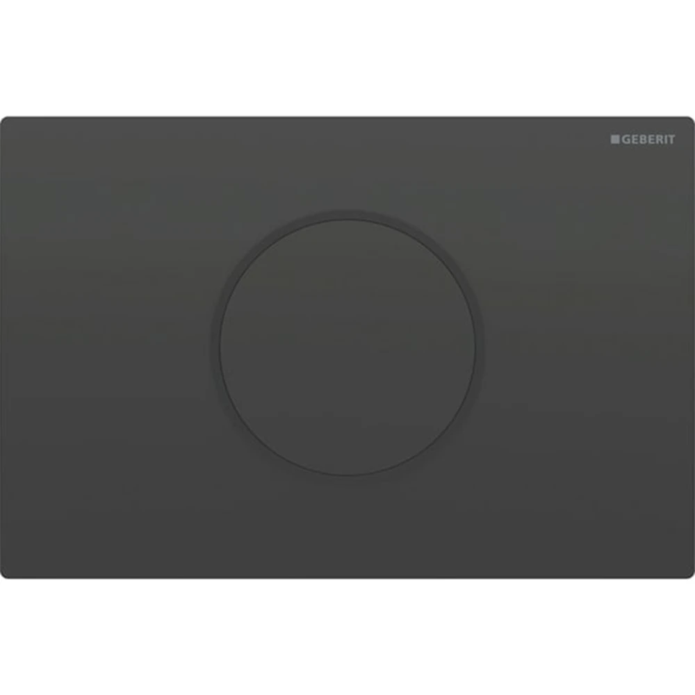 Geberit Sigma10 Mat Siyah Tek Basmalı Kumanda Kapağı - 115.906.DW.6