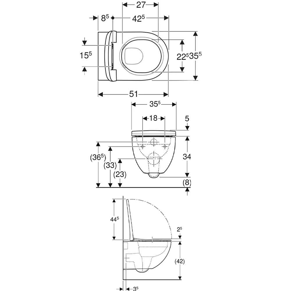 Geberit Smyle Kanalsız Asma Klozet Seti 2