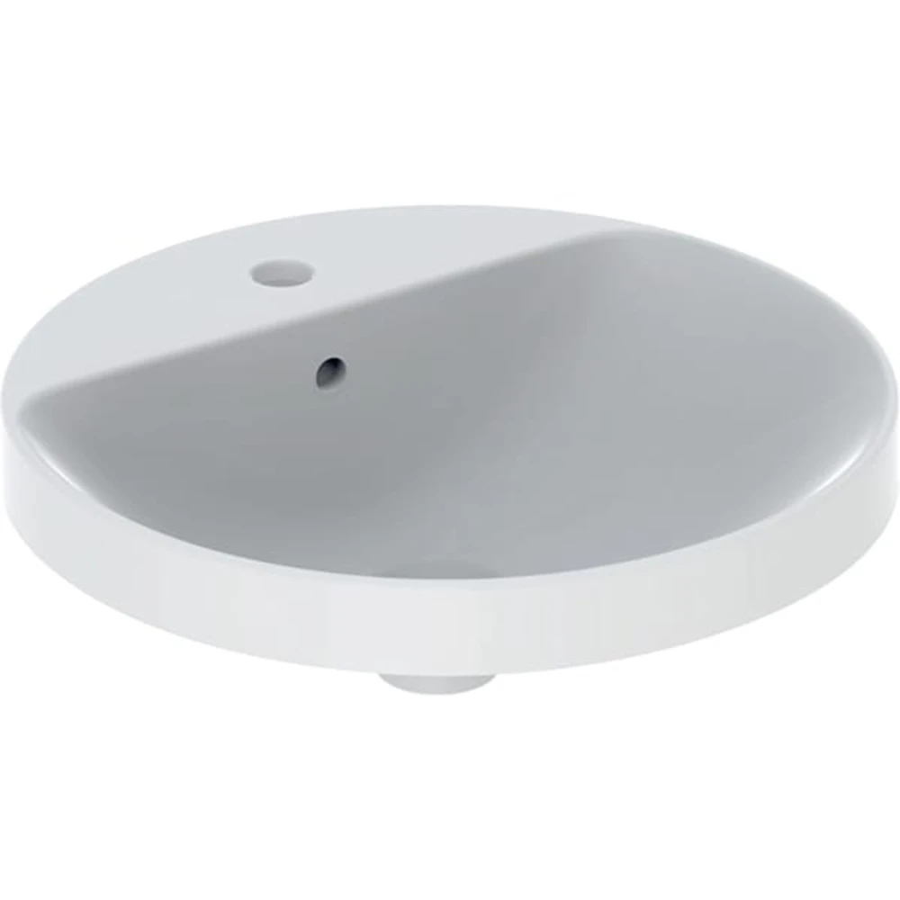 Geberit VariForm 48x48 Cm Oval Tezgah Üstü Lavabo - 500.704.01.2