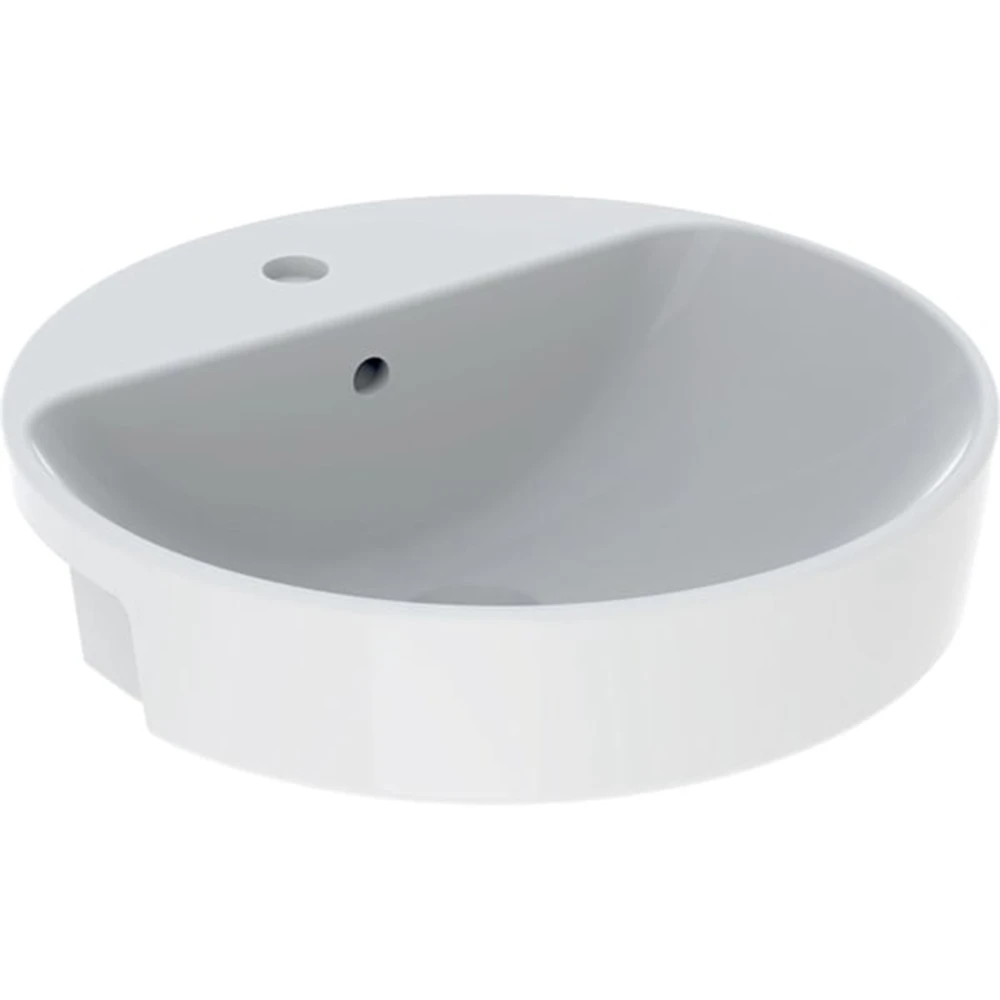 Geberit VariForm 50 Cm Yuvarlak Yarım Tezgah Lavabo - 116.227.JK.1