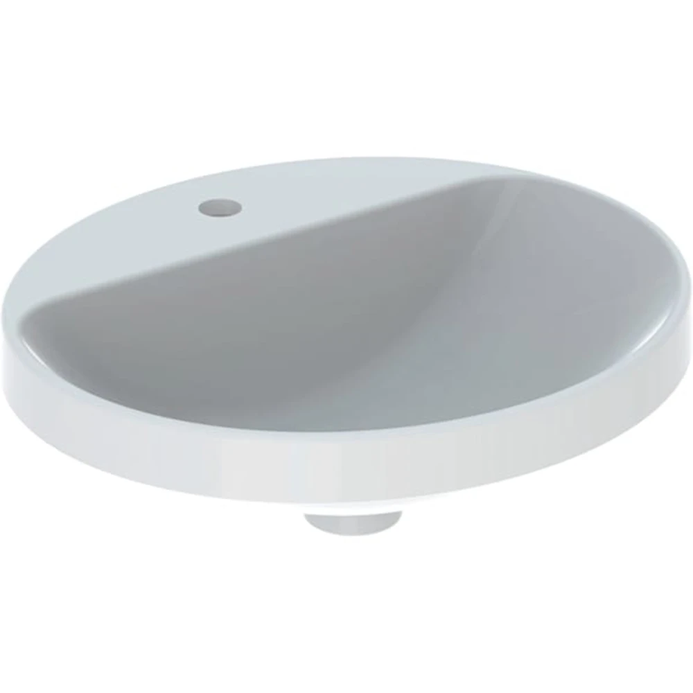 Geberit VariForm 50x45 Cm Oval Tezgah Üstü Lavabo - 500.714.01.2