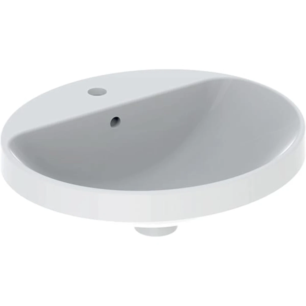 Geberit VariForm 50x45 Oval Tezgah Üstü Lavabo - 500.712.01.2